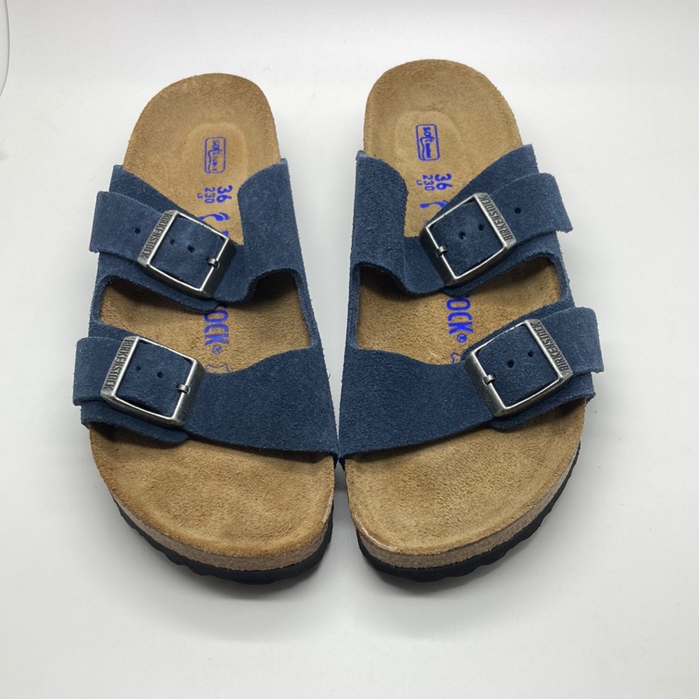 Birkenstock Arizona Soft Footbed Navy Suede 36N